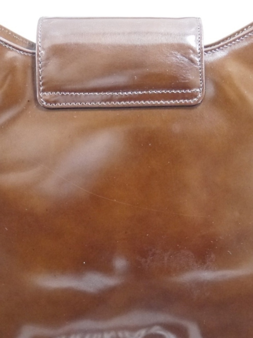 Versace Leather Shoulder Bag in Dark Brown with COA - Picture 8 of 9